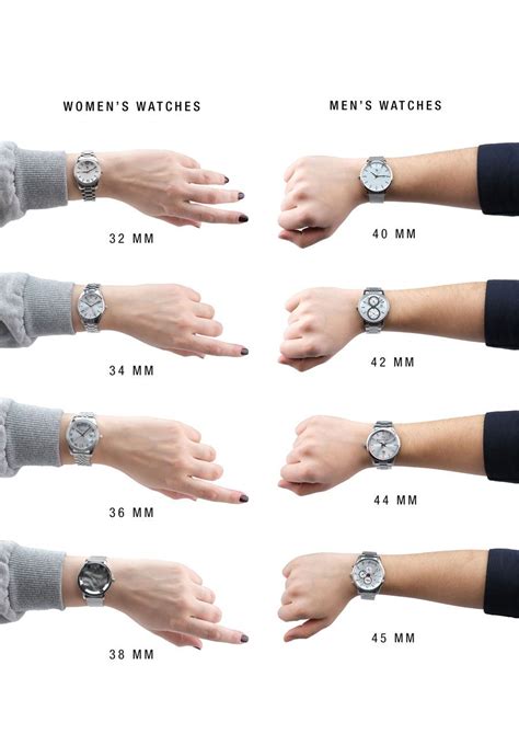 Chanel watches size guide